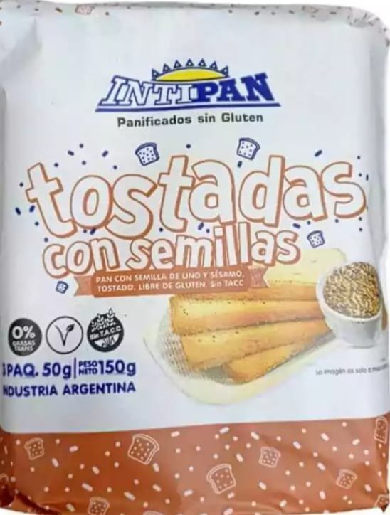 Producto - TOSTADAS CON SEMILLA INTIPAN