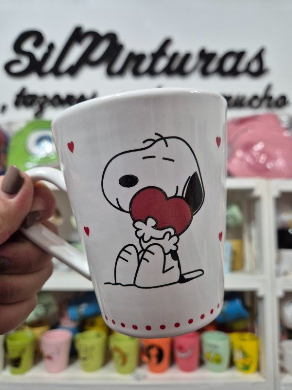 Producto - Taza cónica Snoopy con fondo