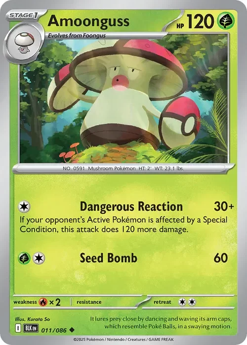 Producto - Amoonguss - 011/086 - Black Bolt