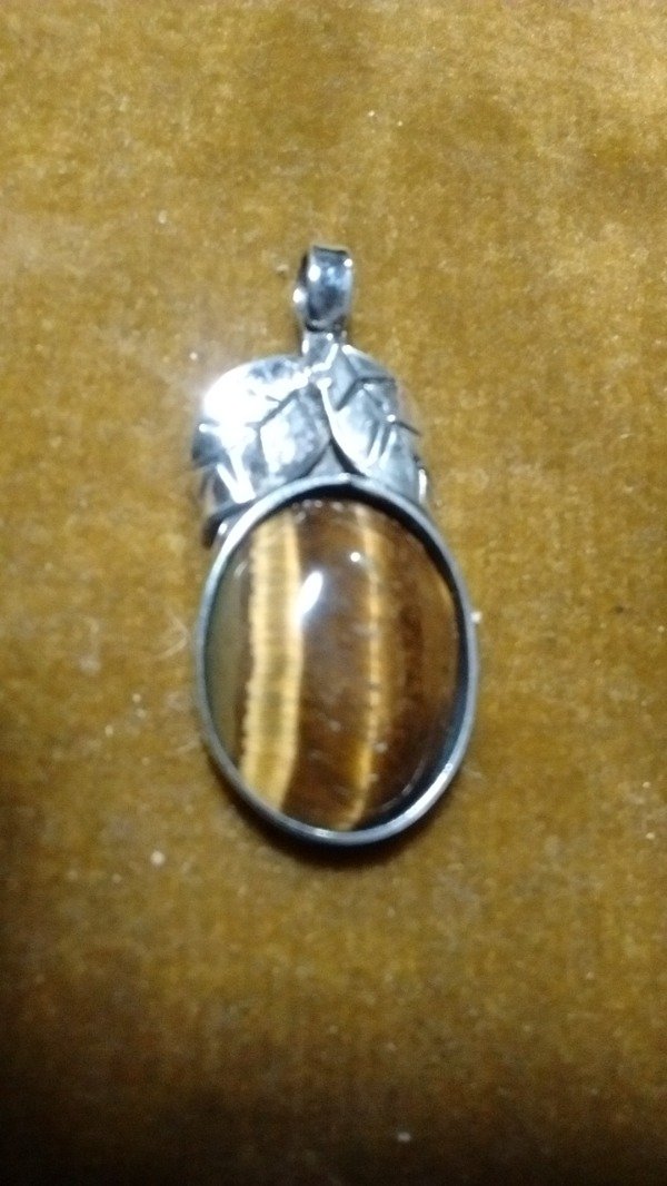Producto - Dije de plata 925 con Ojo de Tigre - 0