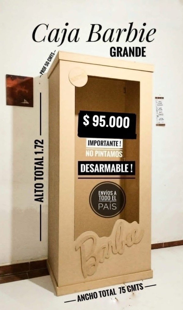 Producto - Caja Barbie (tamaño grande)