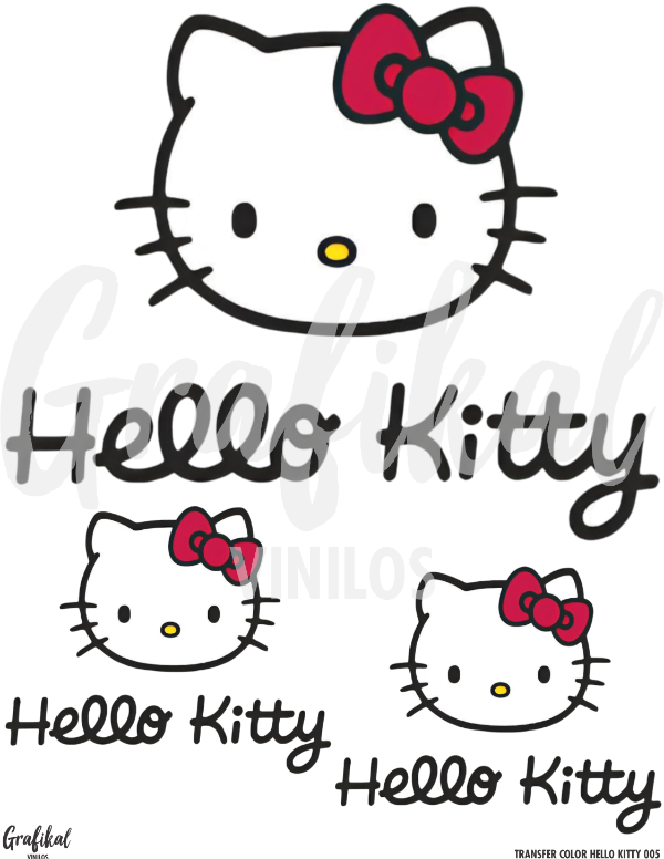 Producto - Transfer Color Hello Kitty 005