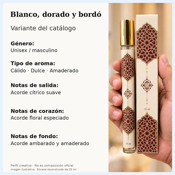 Producto - Perfumes Arabes en Tubo de 35 ml Fragancias Unisex y Masculinas - 6