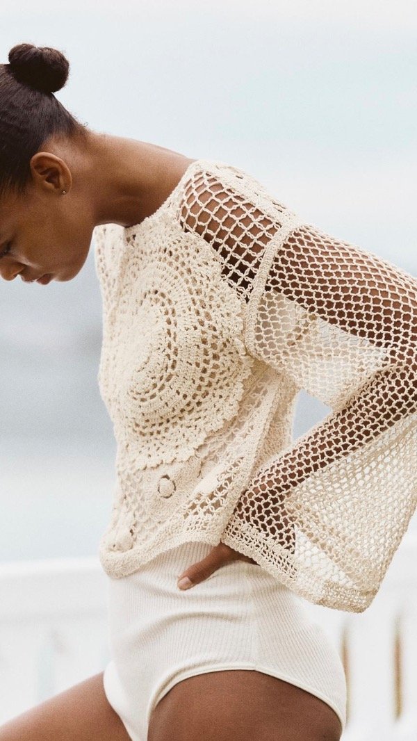 Producto - Top de crochet Zara TS - 2