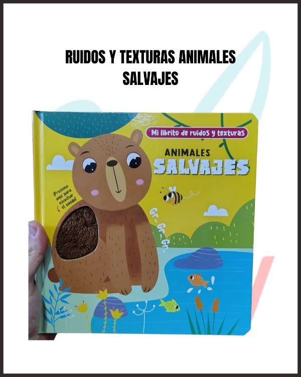 Producto - RUIDOS Y TEXTURAS ANIMALES SALVAJES 9786075772141