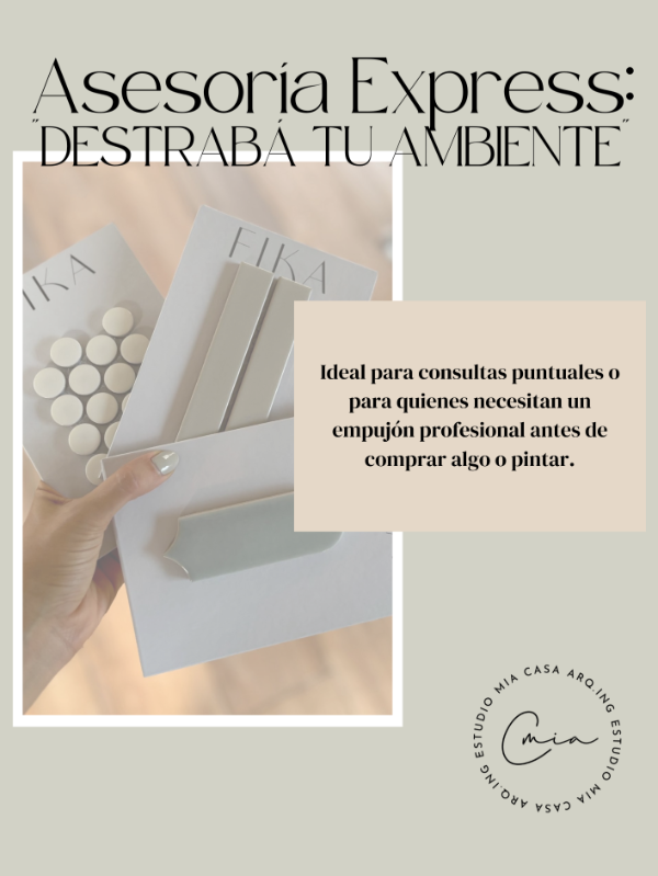 Producto - Asesoría Express: DESTRABÁ TU AMBIENTE