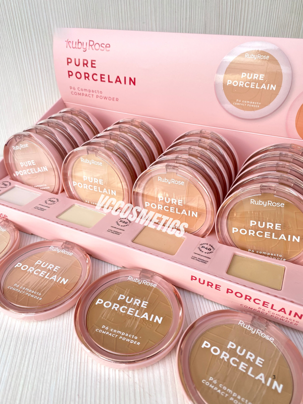Producto - Polvo compacto efecto porcelana Ruby rose
