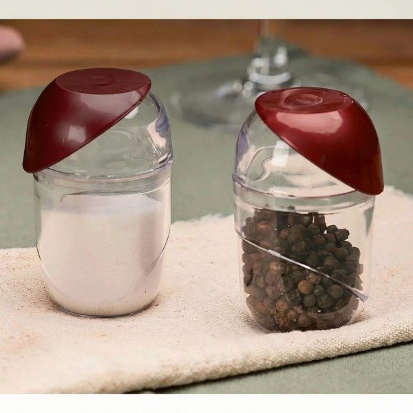 Producto - LINEA QUALITY -  SET DE SALERO Y PIMENTERO PLASTICO - 1