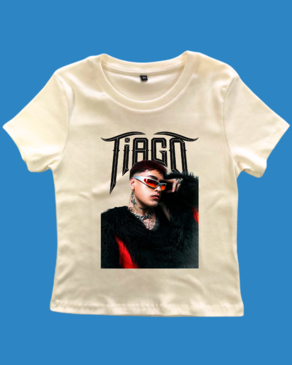 Baby Tee Tiago Negro - Tiago PZK