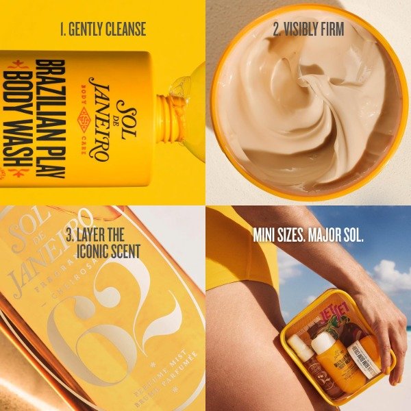 Producto - SOL DE JANEIRO Jet Set Kit de ducha de viaje Cheirosa 62 - 2