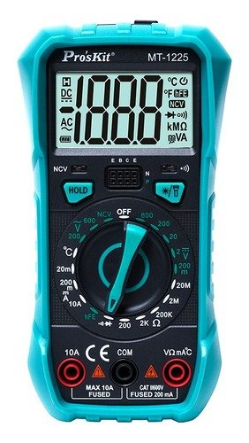 Producto - Tester Multimetro Proskit Mt-1225 Ncv Luz Led Y Temperatura