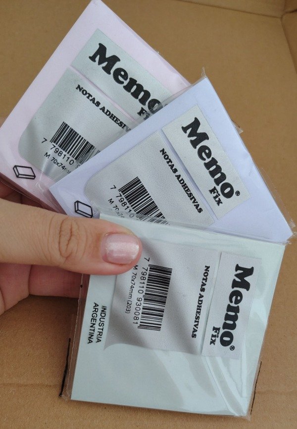 Producto - Notas adhesivas memofix pastel