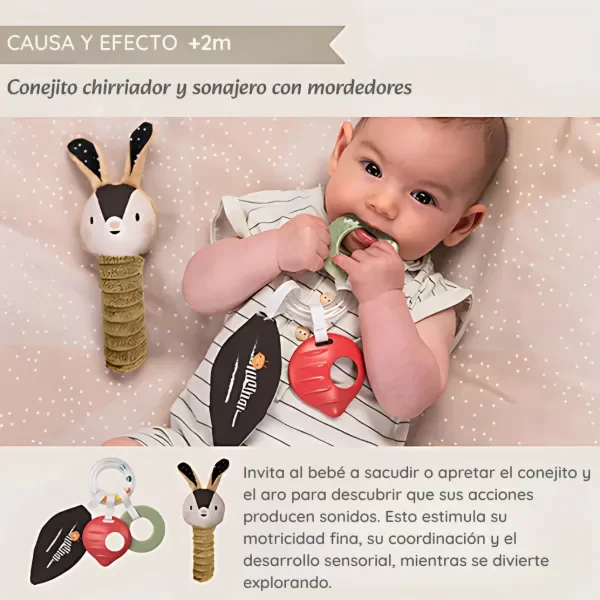 Producto - HELLO BABY - Set Sensoriales Bebe Blanco y negro - 3