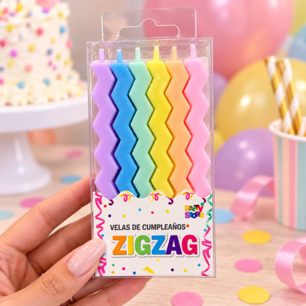Producto - Velas ONDAS o ZIG-ZAG