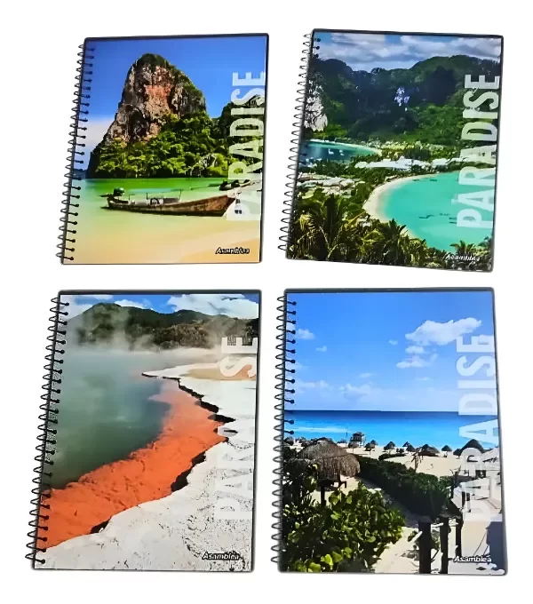 Producto - Cuaderno Universitario Espiral A4 Asamblea Rayado 80H Paradise