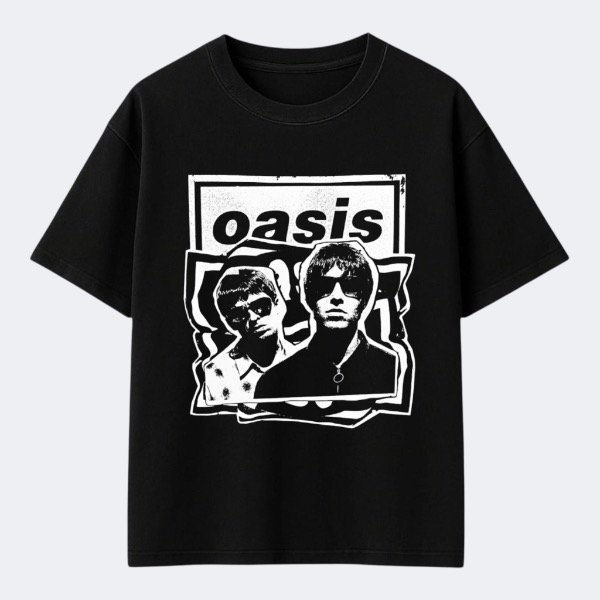 Producto - Remera Oversize Negra - Oasis v3
