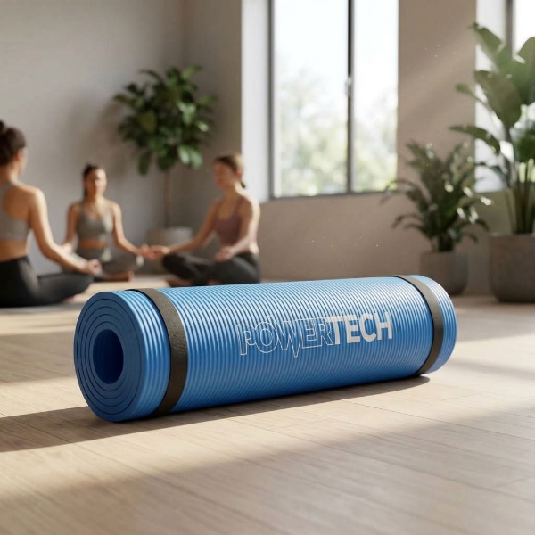 Producto - Colchoneta Powertech Mat Yoga 10 mm NBR Pilates antideslizante fitness - 3