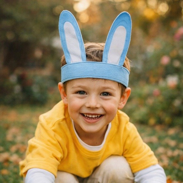 Producto - Vincha Conejito Celeste