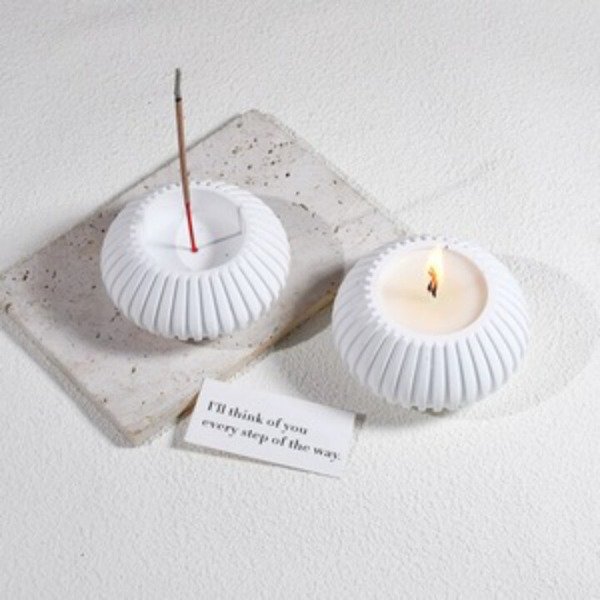 Producto - Molde porta velas rayadito