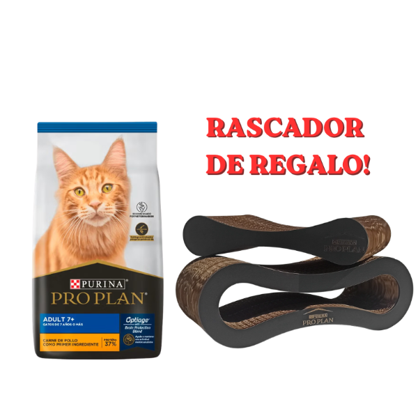 Producto - PRO PLAN Gato Senior +7 Años x 3 kg + RASCADOR DE REGALO