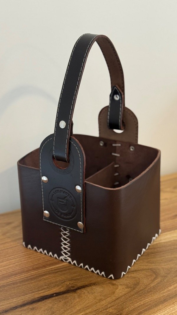 Producto - Canasta Matera cuadrada chocolate
