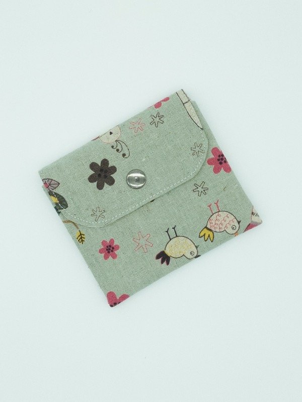Producto - Monedero Roma - Pajaritos Celeste