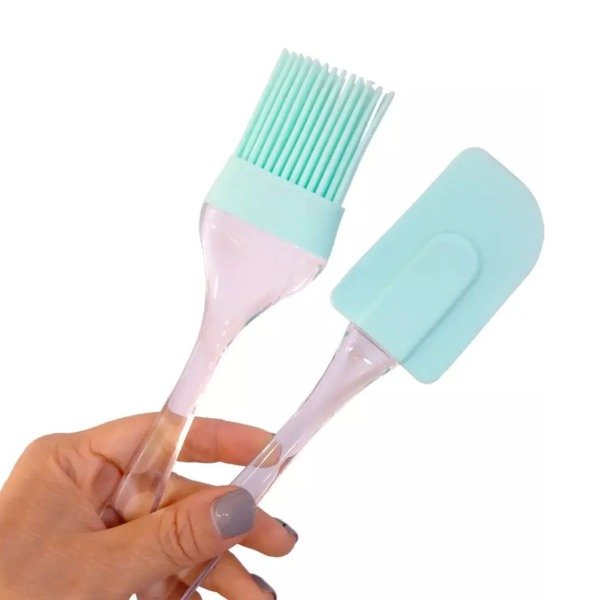 Producto - SET DE ESPÁTULA Y PINCEL DE SILICONA CHAO WEI - 0