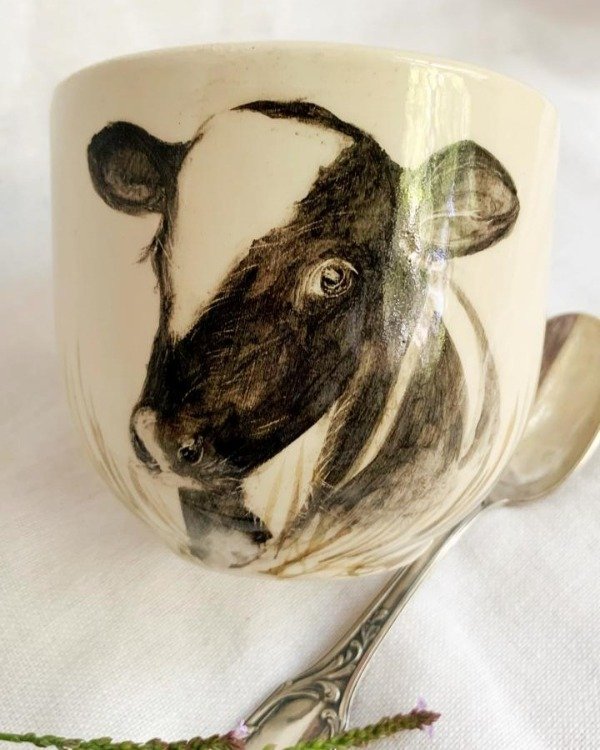 Producto - Taza chica sin asa con vaca