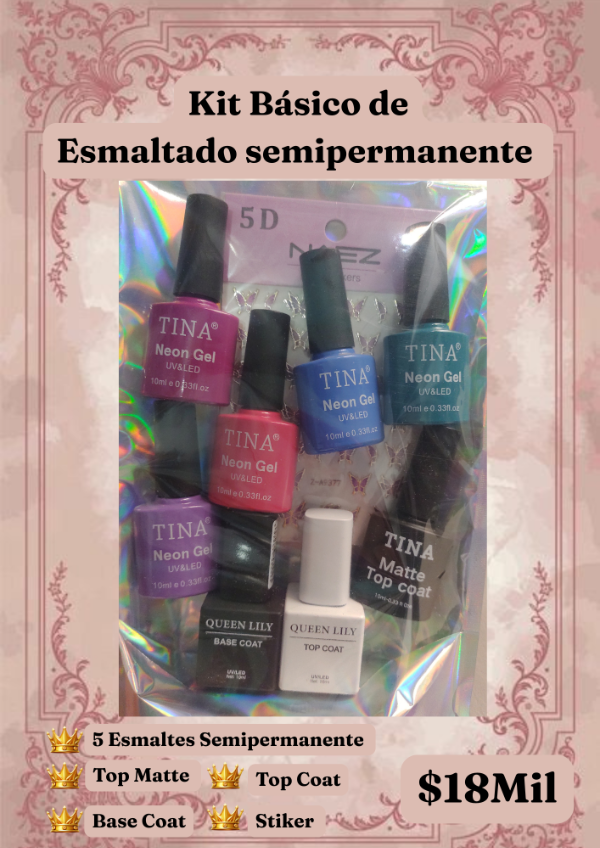 Producto - Kit Básico de Esmaltado semipermanente