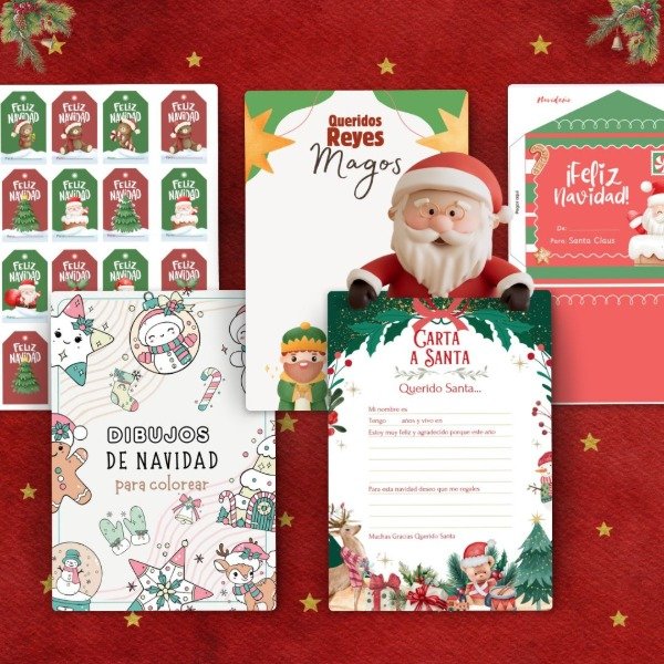 Producto - SÚPER KIT IMPRIMIBLE NAVIDEÑO