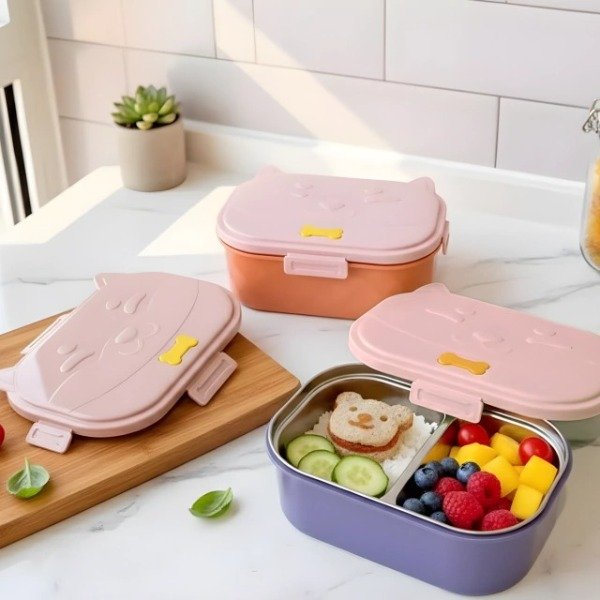 Producto - Lunchera hermética 2 niveles y 3 secciones