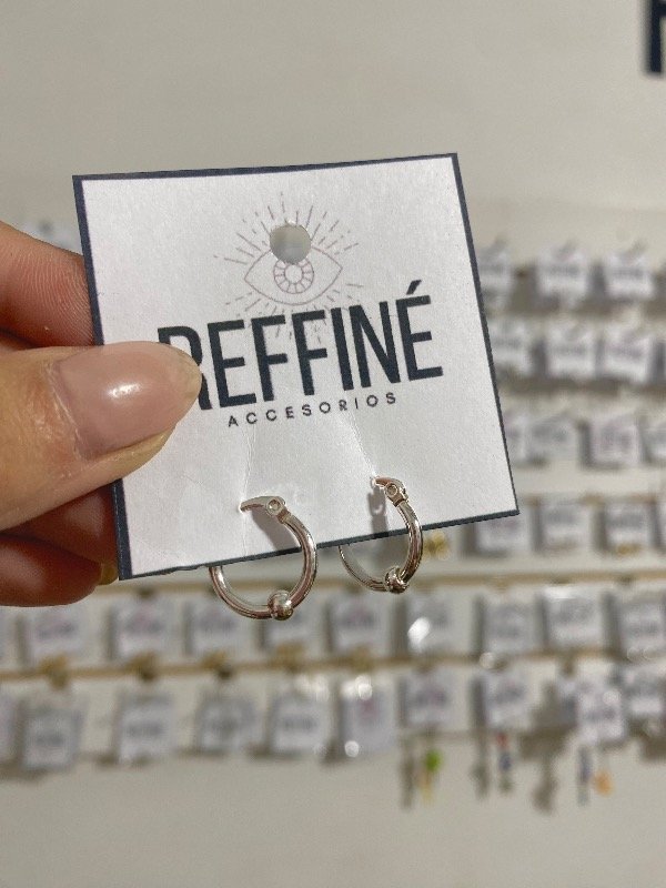 Producto - Argollas acero blanco 027