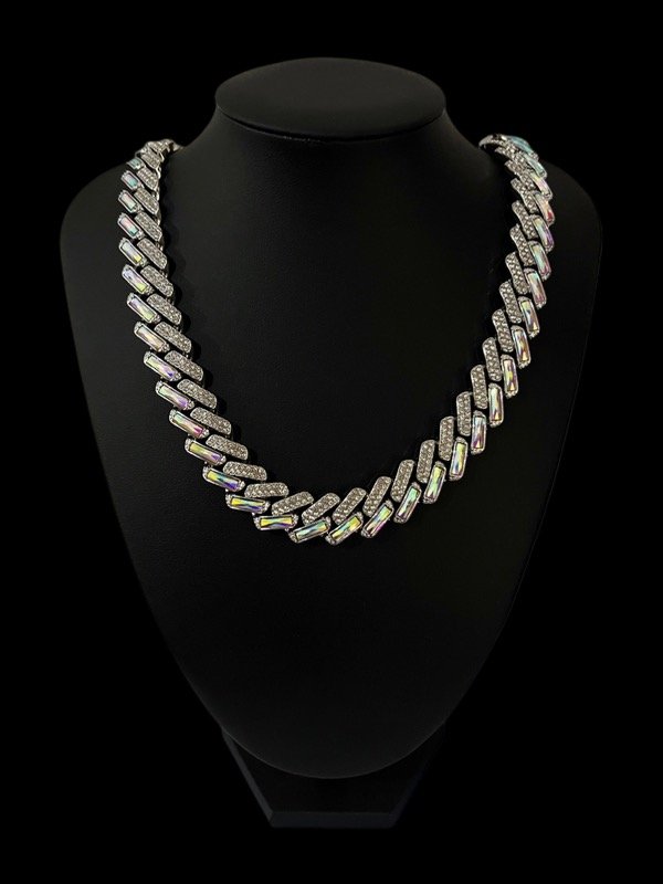 Producto - COLLAR TORNASOLADO PLATA 1.4mm