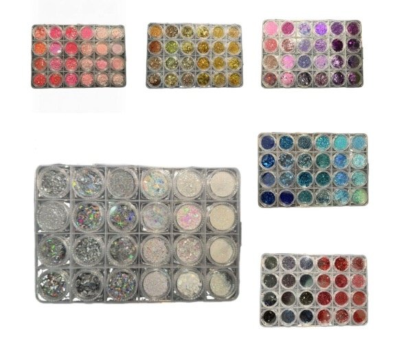 Producto - SET 24 BRILLOS DECORACION 160GR X CAJA 7A7