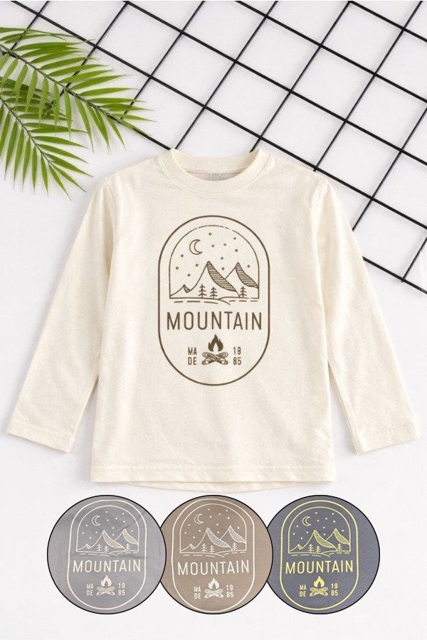 Producto - Remera Estampada M/L Mountain