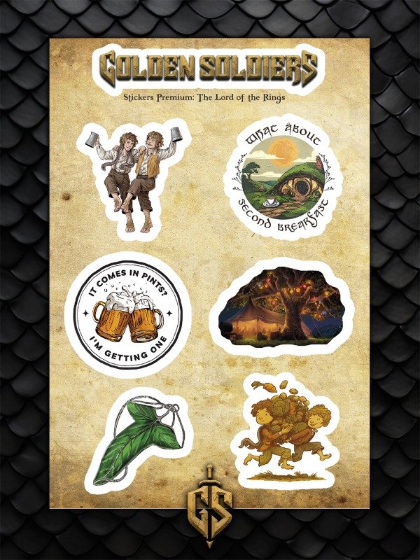 Producto - Stickers Merry y Pippin - El Señor de los Anillos