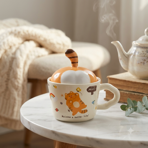 Producto - Taza Gatito cerámica 350cc