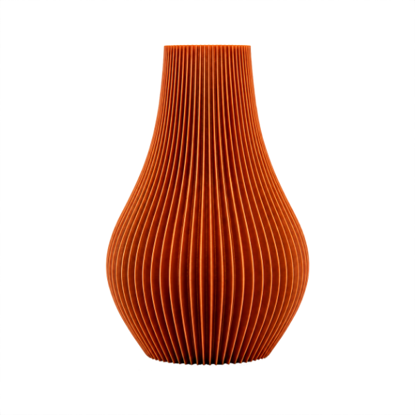 Producto - Florero Acanalado - Jarrón Decorativo para Flores Secas (19 cm) - 1