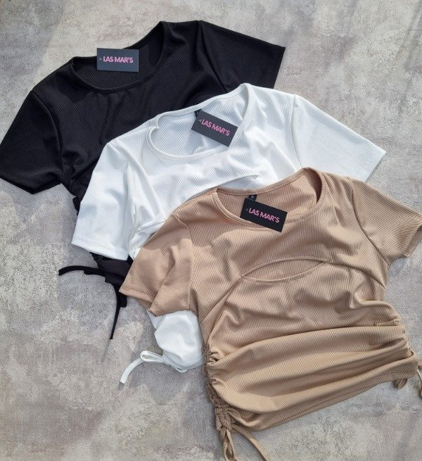 Producto - Remera Frunze y escote T. M L XL