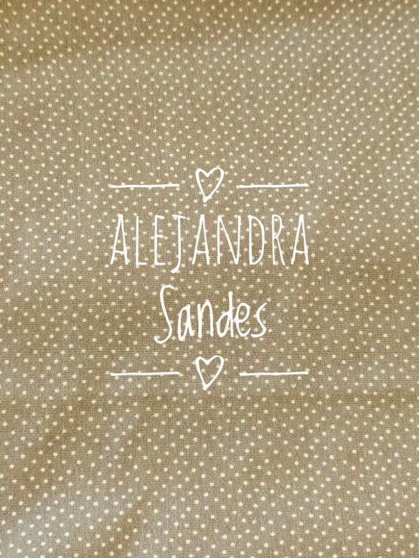 Producto - Tela verde lunares