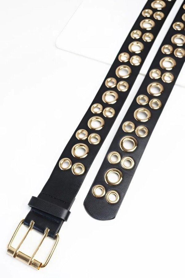 Producto - Cinto Doble Ojal Dorado