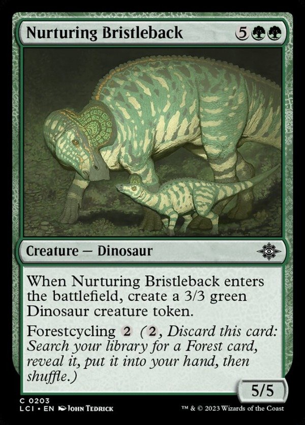 Producto - Nurturing Bristleback #203  Lost Caverns of Ixalan