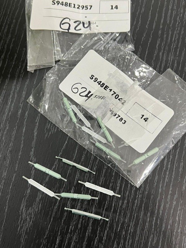 Producto - BOTON VOLUMEN MOTOROLA G24, G24 POWER ORIGINAL NEGRO Y VERDE