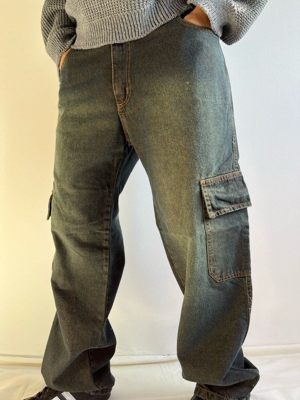 Producto - Jean cargo oxido