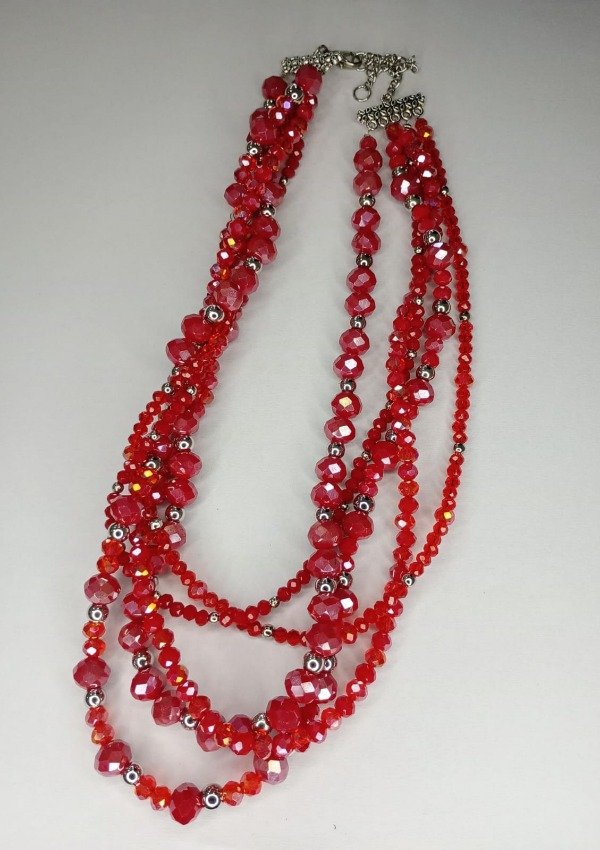 Producto - Collar Vivo Rojo
