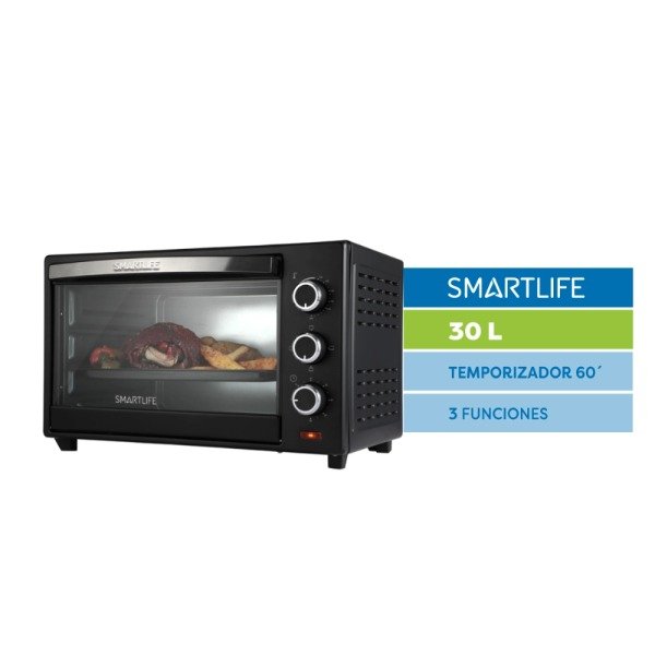 Producto - HORNO ELECTRICO SMARTLIFE 30LTS SL-TORO30PN + GRILL