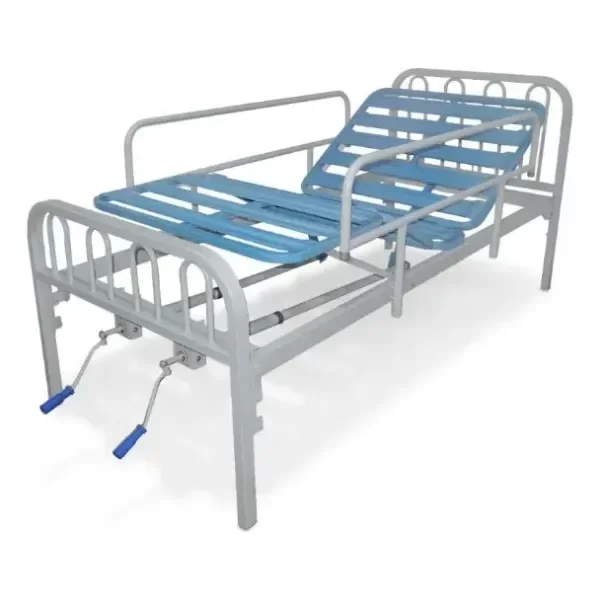 Producto - Cama Ortopédica Hospitalaria Manual Con Par De Barandas - 0
