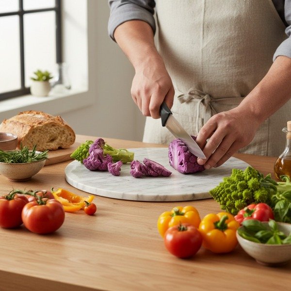 Producto - CUCHILLA 8 PULGADAS ACERO Y MANGO PLASTICO NEGRO