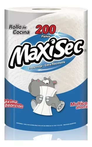 Producto - ROLLO DE COCINA MAXISEC 200 PAÑOS