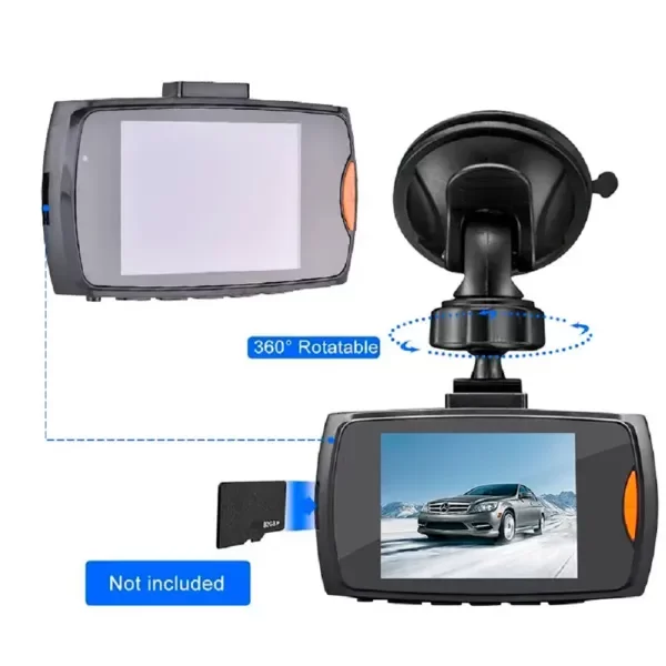 Producto - Dash Cam CÁMARA PARA AUTO FULL HD GRABADORA DE VÍDEO VISIÓN NOCTURNA 1080 - 1